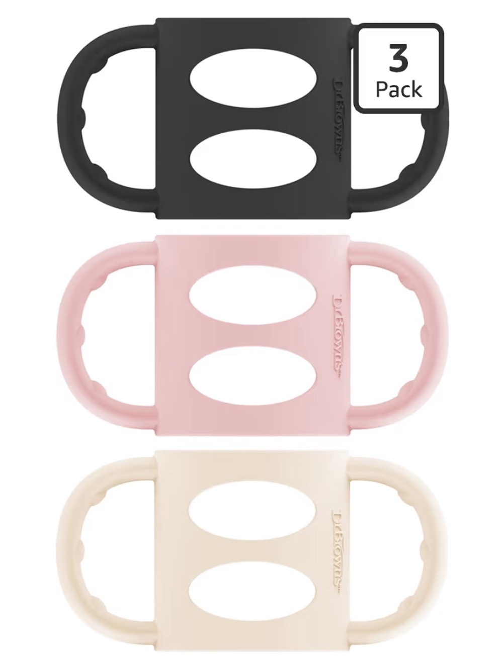 Dr. Brown’s Narrow Bottle Handles 100% Silicone 3 pack